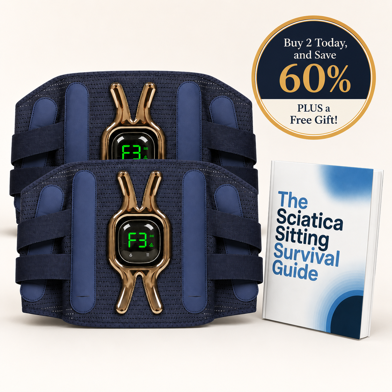 BackCalm Triple Method Back Massager